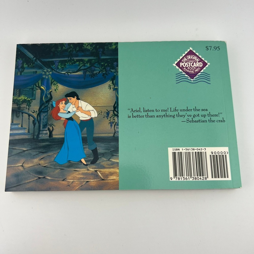 Vintage 1991 Disney Little Mermaid Postcard Book Ariel 30 Cards - Picture 2 of 9